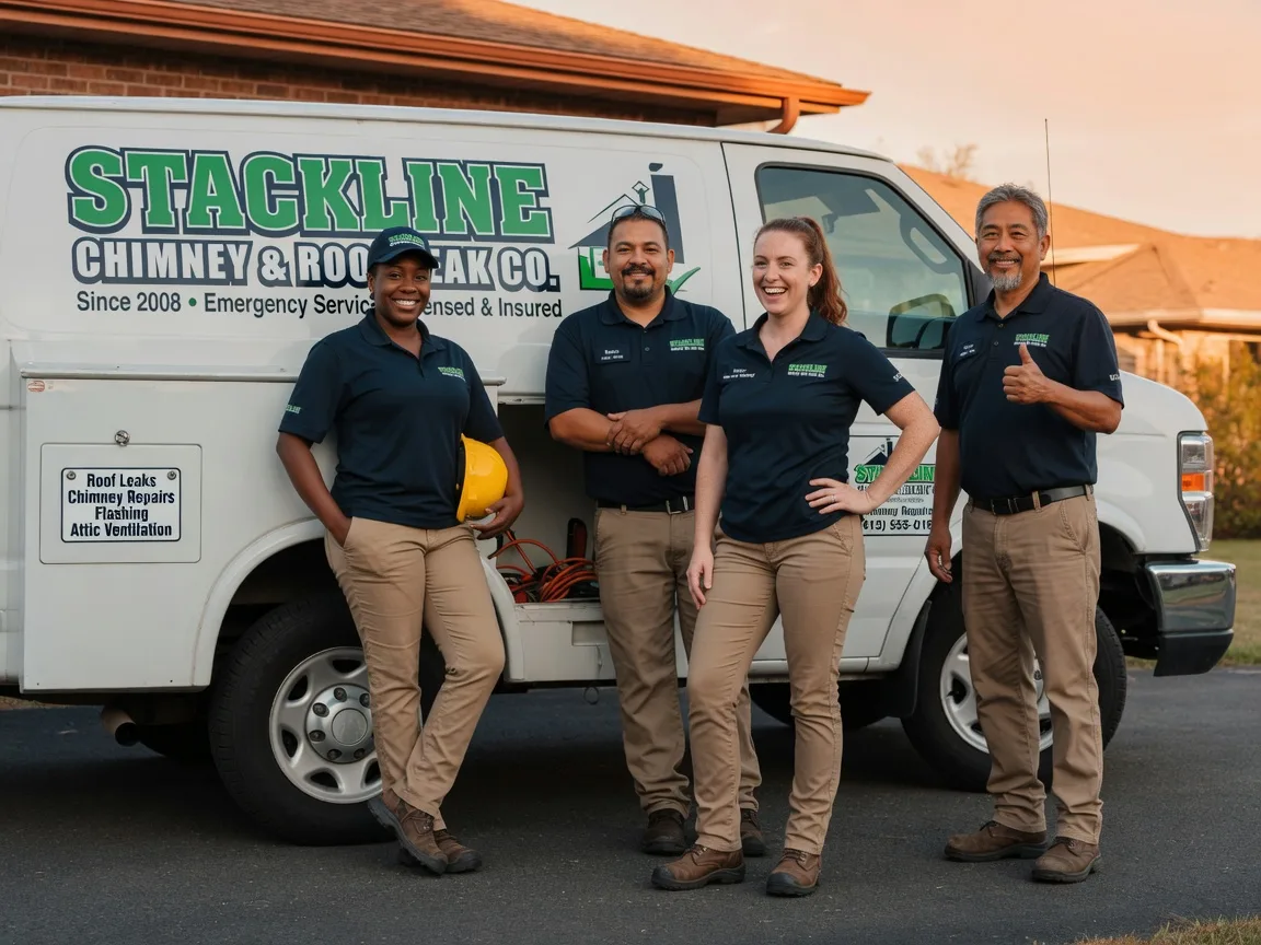 Chimney flashing repair company in Bingham, IL
